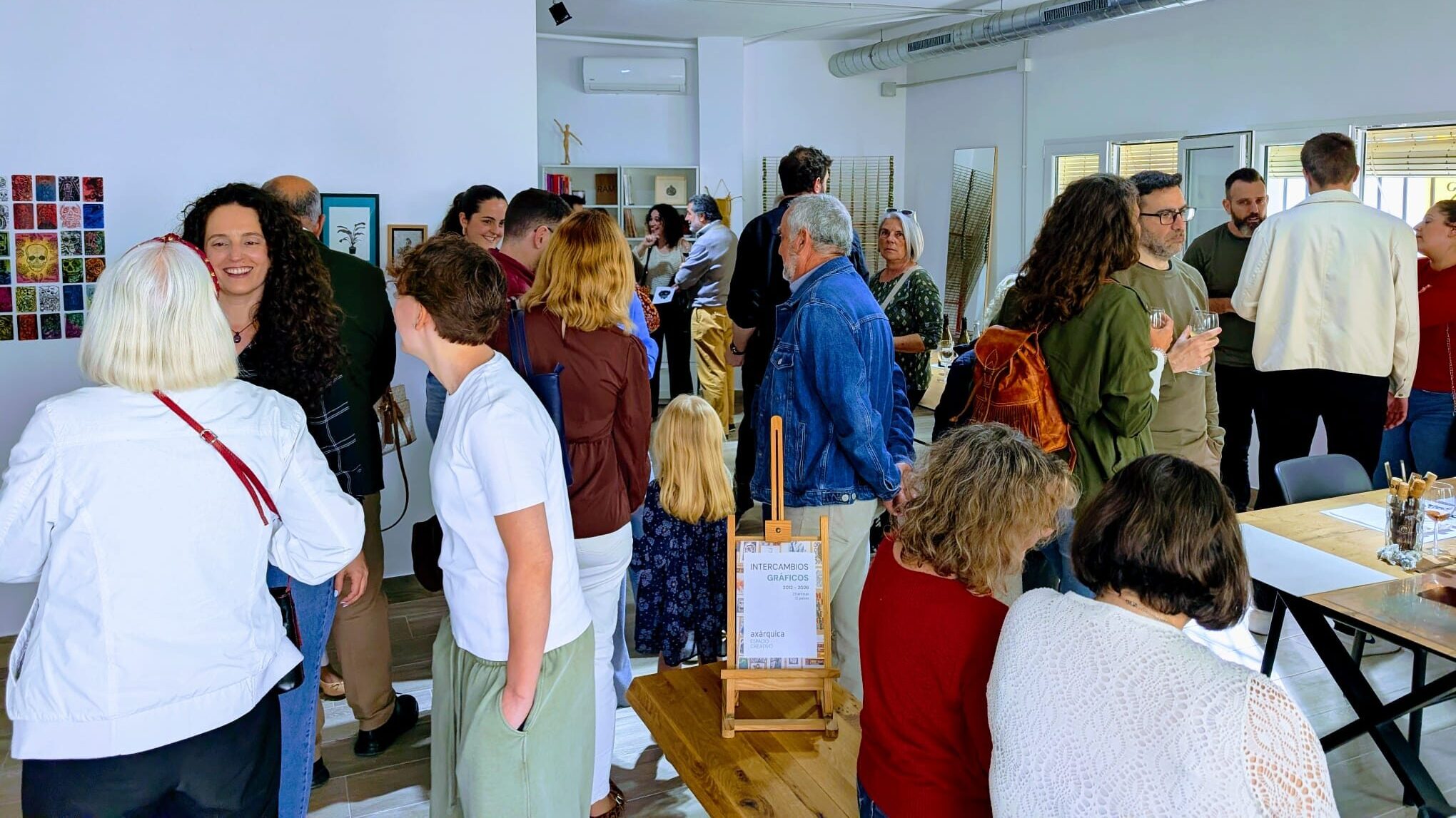 Intercambios Gráficos (2012-2026): la exposición de obra gráfica que inauguró Axárquica