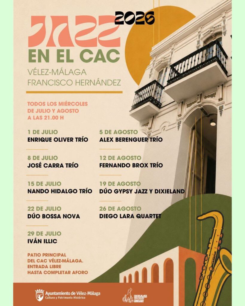 Programación Jazz CAC Vélez-Málaga