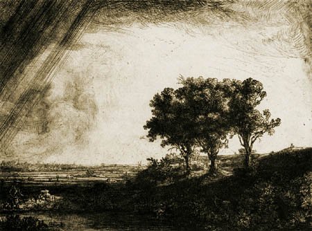 grabado de Rembrandt